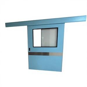 Stainless Steel Frame Antibacterial Airtight Sliding Door for Pharmaceutical Industries Hospital Surgery Room Workshop Interior