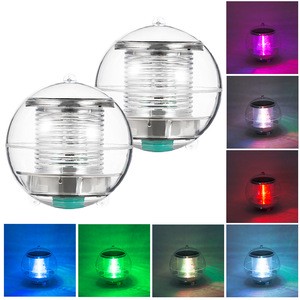 2025 New Solar Floating Lamp Swimming Pool Color Changing Ball Floating Light