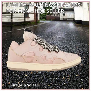 Hot Selling Dropshipping Luxury Curbs Sneakers Lighted Anti-Slip Breathable Platform Lace-Up Walking Shoes