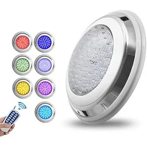 12v Stainless Steel Inground Swimming Pool Light Pool Led Underwater Light IP68 Swimming Pool Rechargeable Light