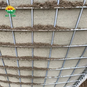 Ballistic Protection Welded Mesh Defensive Barrier Heavy Duty Construction Wire Mesh Square Hole Hot Dipped Galvanized Galfan