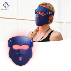EYCO Latest Model 3D LED Silicone Skin Care Face Masks Beauty LED Facial Mask Red Light Therapy Mask