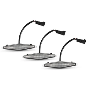 LED Grille Light Assembly White Amber Auto LED Grille Lamp for Toyota 4Runner TRD Pro Grille SR5