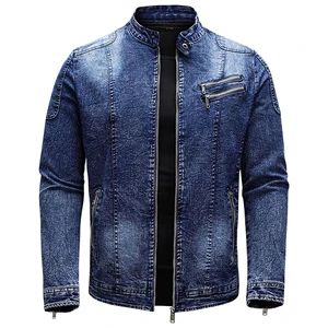 Best Men's Denim Jacket Stylish Winter Washed Light Wholesale Jeans Jackets Fashion Street Wear Unique Hip Hop Denim Jacket