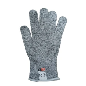 Manufacturer's In-Stock Level 5 Cut-Resistant Tear-Resistant HPPE Anti-Cut Anti-Scratch Glass-Cutting Protective Kitchen Gloves