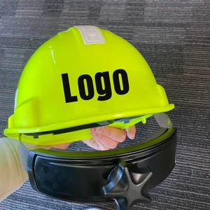 Custom Logo ABS Thickened and Durable Industrial Safety Hard Hat with Adjustable Strap for Construction and Engineering Use