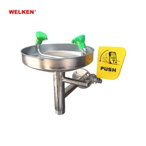 Professional Quality Emergency Eye Wash Safety Wall Mounted Eyewash Station Shower Eyewash