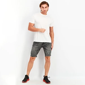 New Arrival OEM Summer Men's Denim Shorts With Unique Heart Design High Street Style High Quality