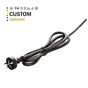 Australian Standard 3-Pin Power Plug - SAA Approved 250V Electrical Socket With Durable Cable
