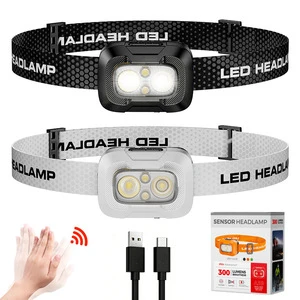 Super Bright Headlamp - Long Range Multi-Color Lightweight Headlight for Night Running & Mountaineering