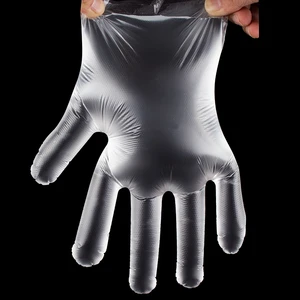 Custom Brand Disposable Gloves Oil Resistant Food Grade PE with Hygienic Individual Seals Restaurant Use