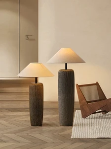 Eco-Friendly Ceramic Body AC Power Operated Floor Lamp for Home Decoration and Study