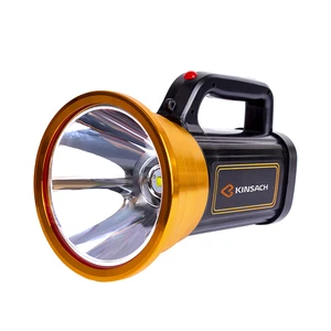 Aluminum High Power Handheld Powerful Rechargeable Flashlights Waterproof Searchlight LED Tactical Flashlight with Handle