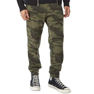 Unisex Active Bottoms Custom Camouflage Mid-Weight Fleece Breathable Joggers Sweatpants Elastic Pockets Printed Summer Running
