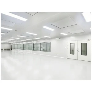 ISO9001 Certified Modular Stainless Steel Cleanroom for Medical Electronic Devices New Customized Dust Removing