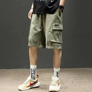 Men's Summer Lightweight Loose-Fit Sports Shorts Trendy New Model Outerwear Casual Bottoms
