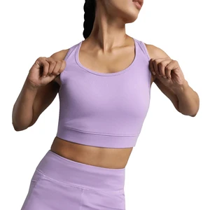 New Arrivals Women Yoga Gym Sports Bra Custom Logo Deep O Seamless Sports Yoga Bra for Women