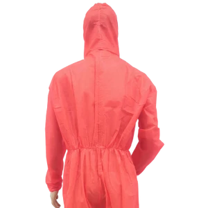 Junlong Disposable Cleanroom Coveralls Type 5/6 Waterproof Anti-cut Anti-static Breathable Lightweight Microporous Material