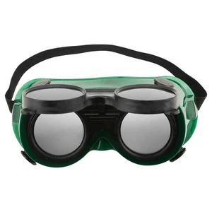 Adjustable Welding Safety Glasses Eye Protection Welder Goggles Welder's Special Foldable Double-Lens Goggles