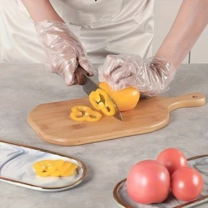 Food Safety Protective Transparent Disposable PE Gloves Cleaning HDPE Gloves Plastic Polyethylene Gloves