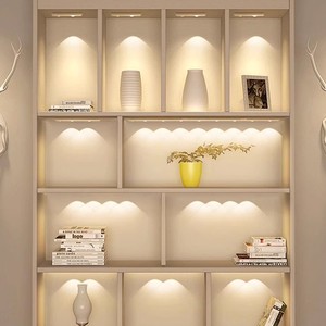 New Product Indoor Home Living Wardrobe Key Switch Stepless Dimming 3 Color Modes Smart Led Kitchen Cabinet Lights