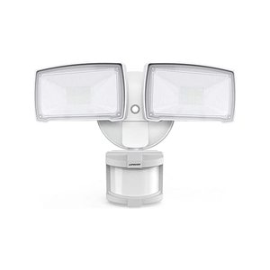 28W LED Security Lights Motion Sensor Light Outdoor, 3000LM Motion Security Light 5500K IP65 Waterproof 2 Head Motion Detector