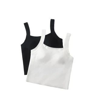 Women's High Count Cotton Minimalist Design Camisoles Comfortable Underwear Vest