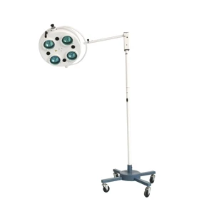 Hospital Medical Examination LED Surgical Mobile Operating Room Cold Lighting Therapy Shadowless Lamp 4 Reflectors Electric High
