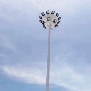High Mast Light with Manual Winch IP66 Waterproof Customizable Height 3 Year Warranty Factory Price