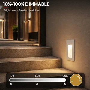 Promotional Price White/Black Waterproof Aluminum 3W Outdoor Long Strip Corner Light Garden Led Stair Step Lights CRI>90 3-Year