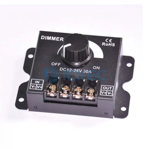 led dimmer hard and soft strip light dimmer brightness regulator DIMMER knob 12V 24V30A