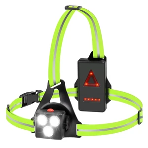 TOACH Hot Sale Running Lights for Runners Waterproof USB Rechargeable Night Running Led Chest Light Walking Light