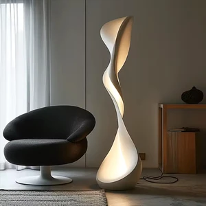 Modern Steel LED Floor Lamp with Adjustable Head | Standing Light for Office Living Room & Warehouse Home Decoration