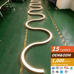 RONSE 30W Aluminum Alloy Customized Size Curved Snake Dimmable Led Linear Pendant Light Modern Minimalist Ra90 Gym Residential