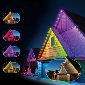 LED Eaves Lighting Point Lights Home RGB House Source Track Smart Outdoor Permanent Christmas Lights