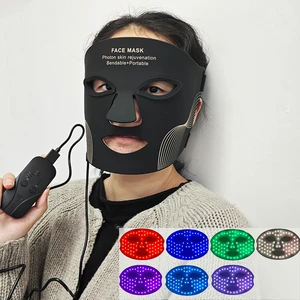 2025 Soft Food Grade Red Light Therapy Mask Silicone 415nm 630nm 830nm Infrared Red Light Therapy Beauty Mask Salon Equipment