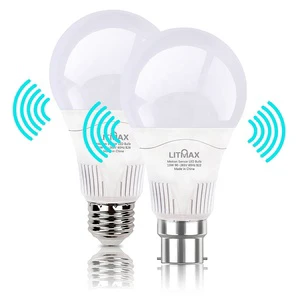 Dusk to Dawn LED Sensor Light with Microwave Radar Motion Sensor for Garage Porch Driveway Patio Front Door Basement Hallway