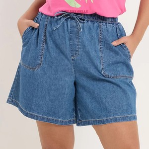 OEM Women's Vintage Sexy Y2K Style Mid Regular Fit Breathable Denim Shorts Belt Bow Lace Print Customizable Washed Summer Casual