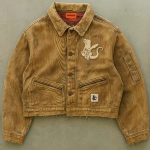 DiZNEW Premium Men's Denim Jackets & Coats High Quality Plus Size Custom Vintage Washed Fall Jeans Jackets