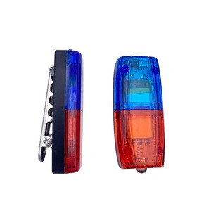 LED Reflective Shoulder Clip Flash Lamp-Rechargeable Battery Strobe Warning Light for Night Running & Road Traffic Safety