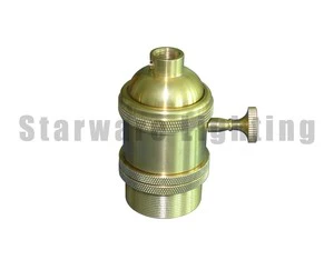E26 Brass Antique Edison Bulb Base Copper Lampholder Bronze Lamp Socket