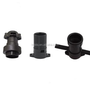 Waterproof Lamp Holder Aluminum Lamp Socket E14 B22 E27 Plastic Black Ce Screw Bulbs Led Light Plastic Les Ampoules Led Plastic