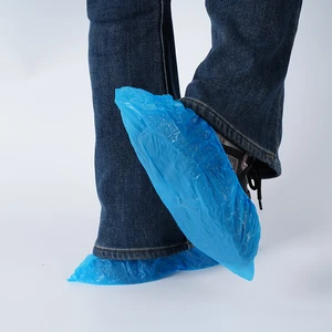 PP Non-Woven Disposable Cleanroom CPE Shoe Covers Medical Safety Product for Hospital Use