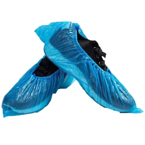 Elastic PP Non Woven & CPE Safety Shoe Covers Disposable Pull-On Closure with Elastic Factory Direct Customizable Wholesale