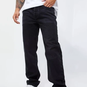 Custom Print Men's Denim Pants High Quality Cotton Light Washed Plus Size Jeans Pant for Men