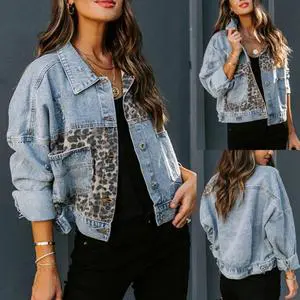 Women's Denim Jean Jacket for Autumn Season
