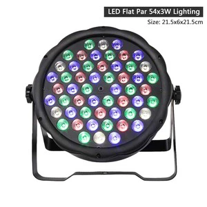 High Power 54x3W RGBW LED PAR Light Sound Active Control DMX Control Stgae Light For DJ Disco