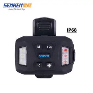 Senken IP68 Magnetic Road Flares Red Blue Amber White Flashing Emergency 360 Degree Rechargeable LED Warning Lamp