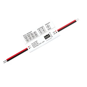 V1-D Constant 1 Channel 6A 12-24V Constant Voltage LED Dimmer Controller for Single Color Strip Light