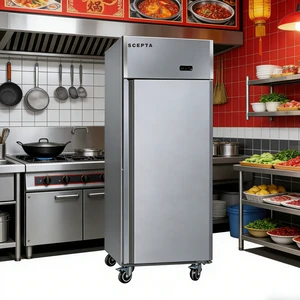 Scepta GN700TN Energy Saving Commercial Upright Refrigerator & Freezer Stainless Steel Cabinet 665L Capacity 500-1000W